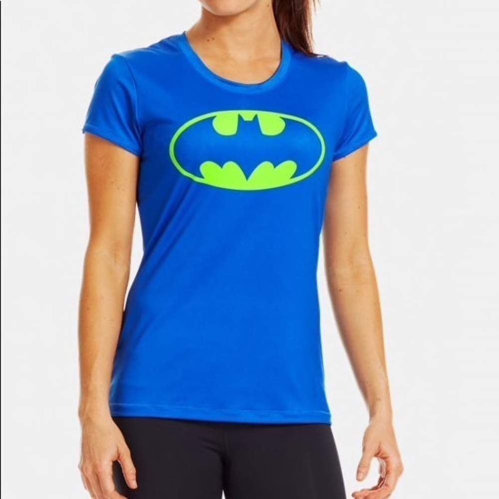 Under Armour heatgear fitted Batman Top XS